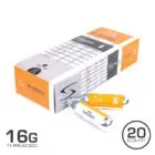 Serfas 25グラム スレッドCO2カートリッジ - 20パック Serfas 25グラム スレッドCO2カートリッジ - 20パック