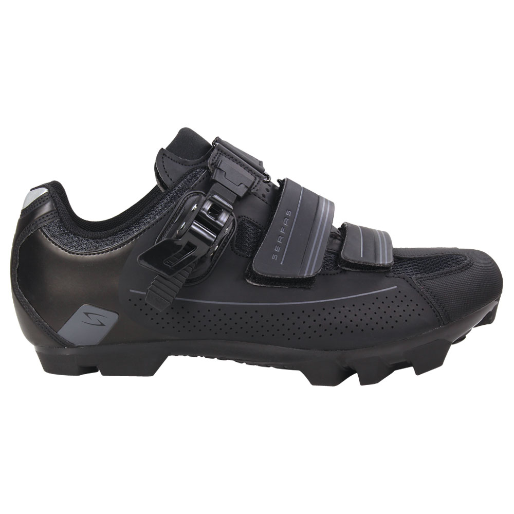 Serfas Men's Switchback Mountain Bike Shoes Black Size 43 us 9.5 cycling