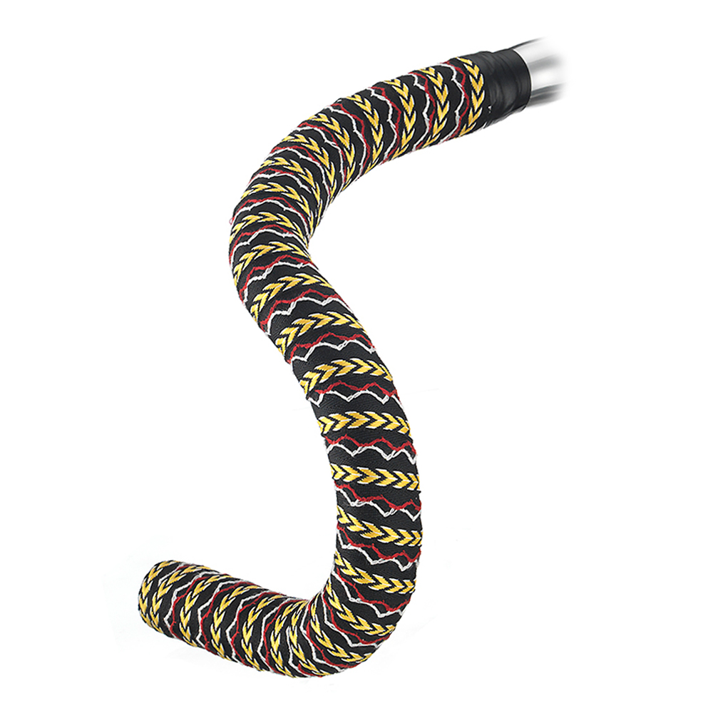 black and yellow bar tape