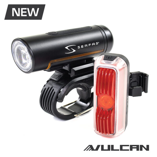 Serfas Apollo USB Combo Bicyle Light Kit