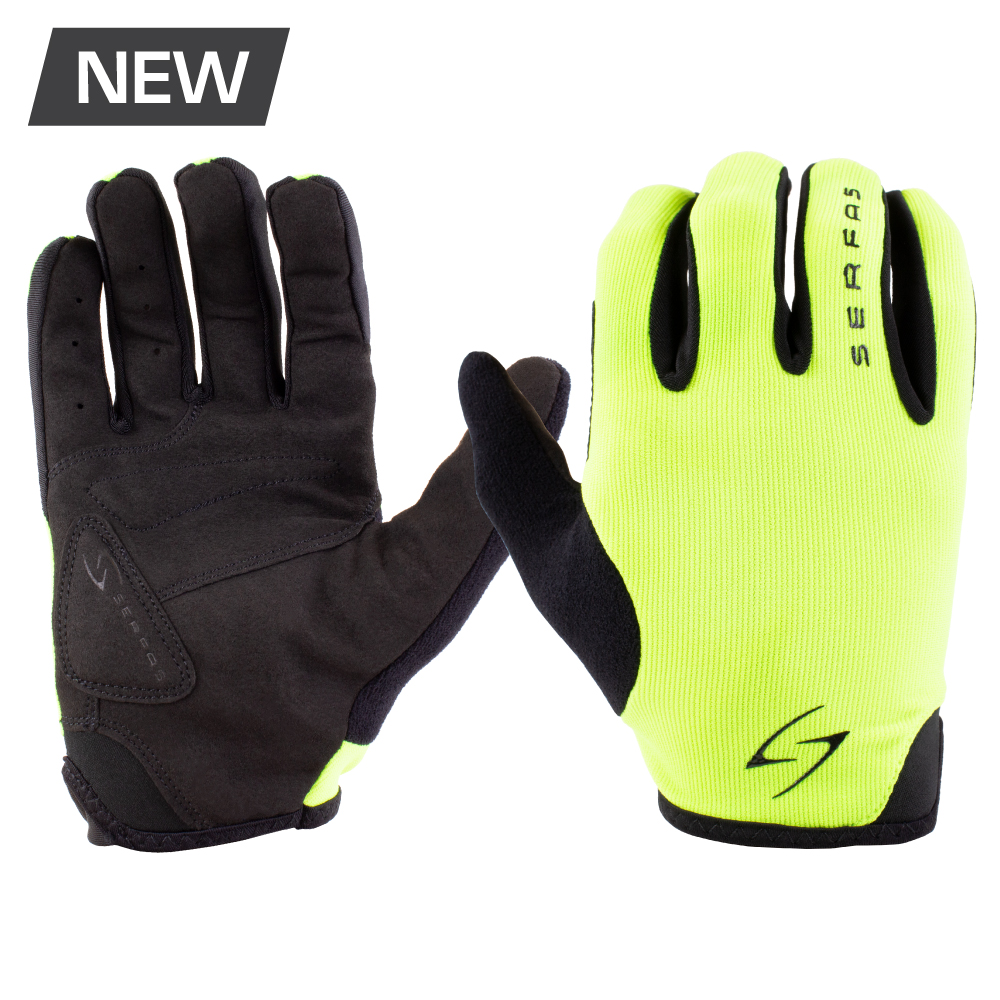 SLM-HV Men's Full Finger Starter Hi-Vis - Serfas