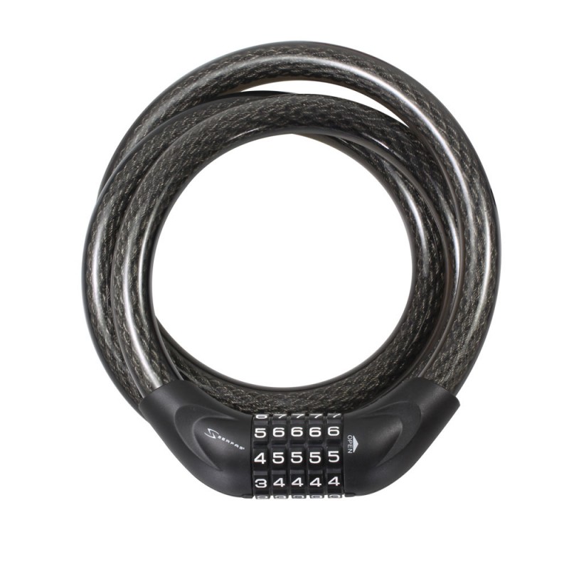 (CL-20) Coiled Cable Combination Lock
