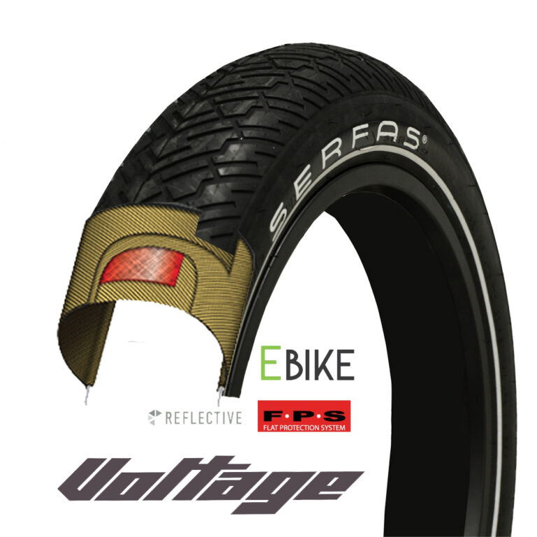 E-VLT E-Voltage W/Reflective Sidewall Fat Tires: 20 x 4 / 26 x 4